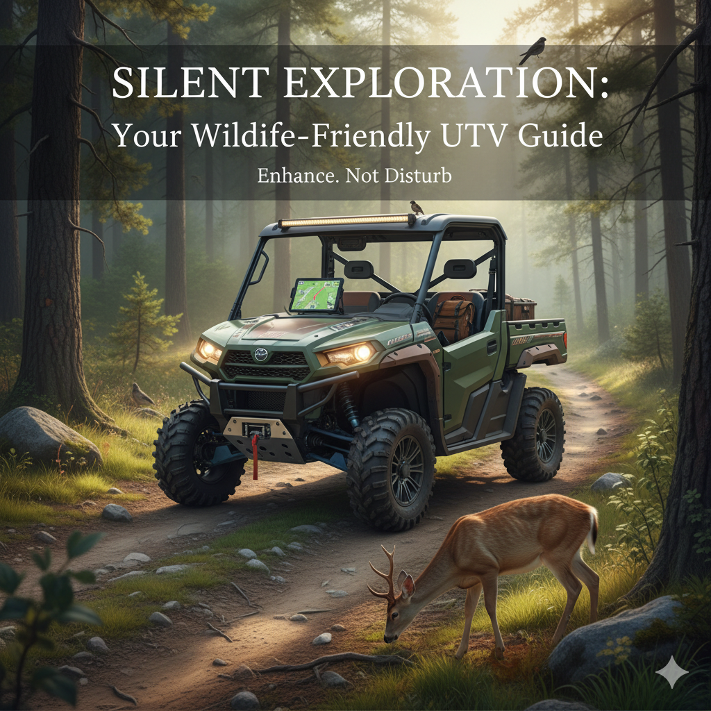 Transform your UTV into a silent, respectful partner in wilderness exploration with this in-depth 2000-word guide to wildlife-friendly modifications. Discover how to minimize your ecological footprint through strategic upgrades, including advanced acoustic dampening materials that reduce engine noise to a whisper, specialized lighting systems that prevent wildlife disorientation, and low-impact tire designs that protect sensitive ground cover. We explore the science behind animal behavior and vehicle disturbance, detailing modifications like undercarriage skid plates to prevent fluid leaks and GPS systems pre-loaded with sensitive habitat maps. Learn how to equip your side-by-side for coexistence, ensuring that your adventure enhances, rather than detracts from, the natural environment, making every ride a responsible journey into the wild