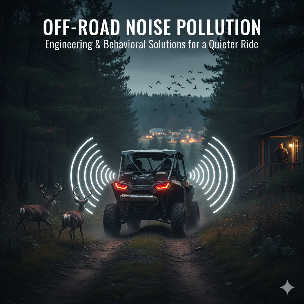 Off-road noise pollution reduction