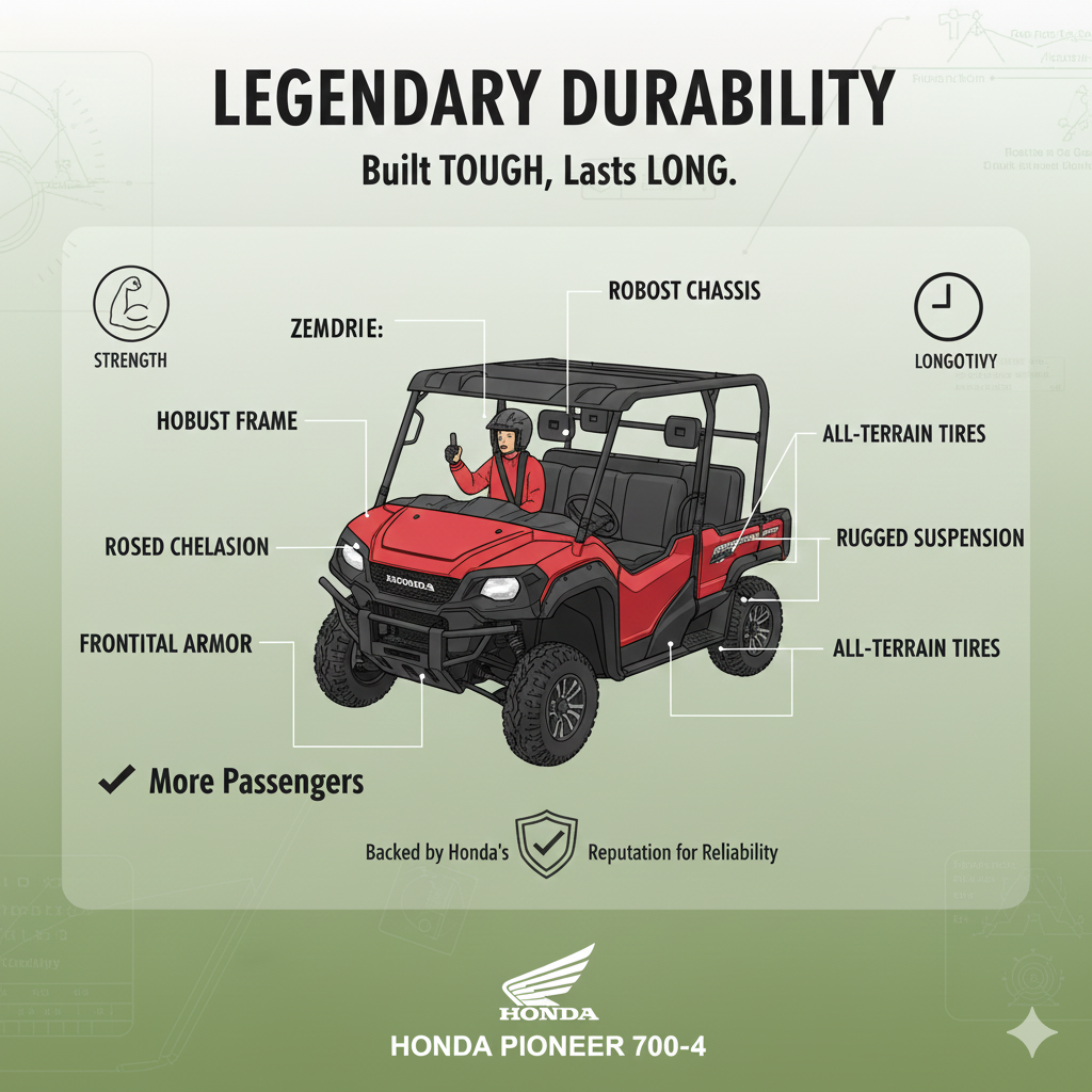 Honda Pioneer 700-4: Reliable Workhorse with Off-Road Versatility