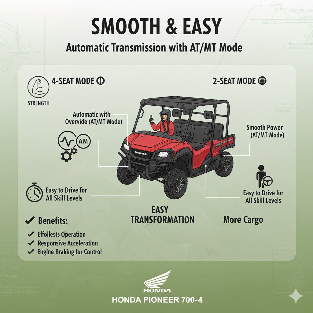 Honda Pioneer 700-4: Reliable Workhorse with Off-Road Versatility