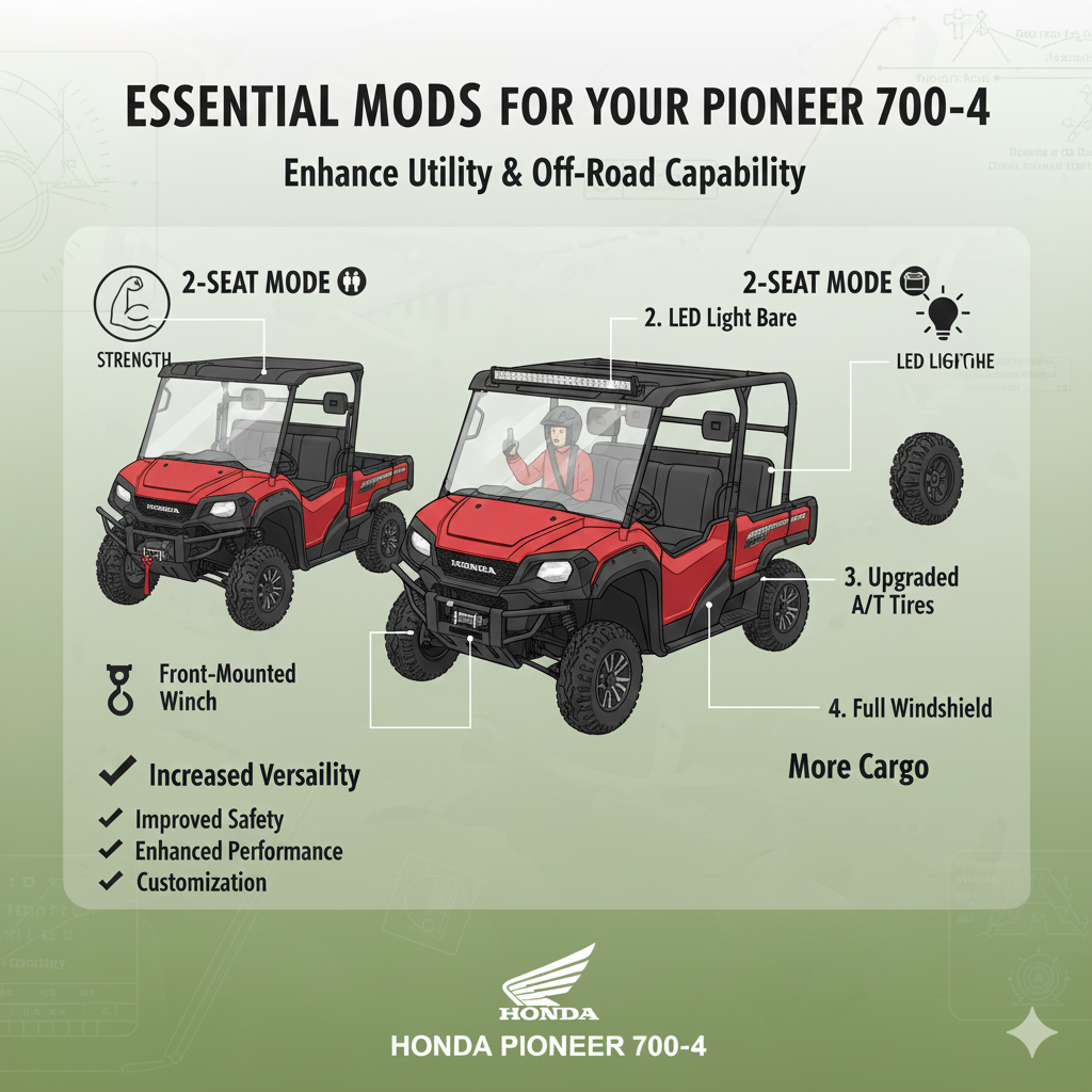 Honda Pioneer 700-4: Reliable Workhorse with Off-Road Versatility