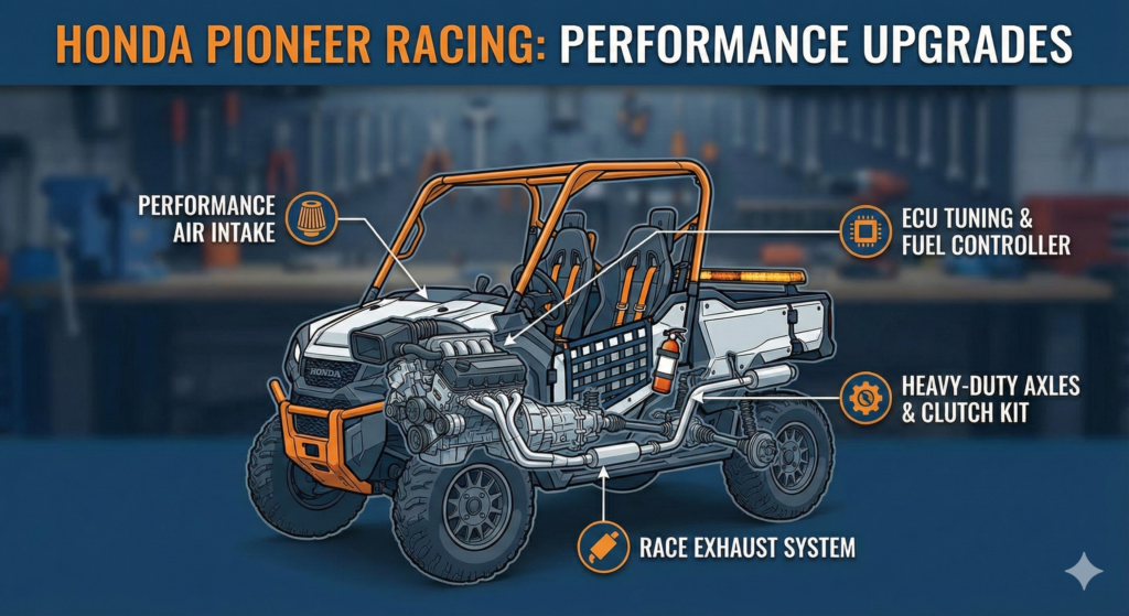 Honda Pioneer racing series preparation