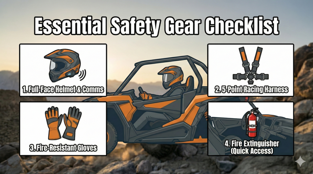 Rock crawling competition preparations