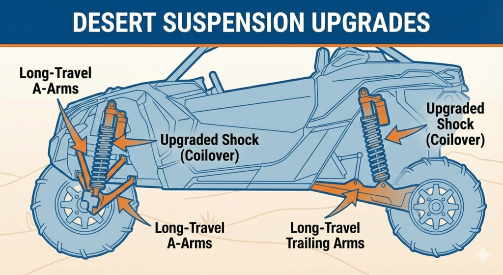 Title: Conquering the Dunes: Essential Desert-Specific Honda Pioneer Mods

Meta Description: Prepare your UTV for the heat! Discover the essential desert-specific Honda Pioneer mods for cooling, filtration, suspension, and long-range communication to survive and thrive in the brutal desert environment.