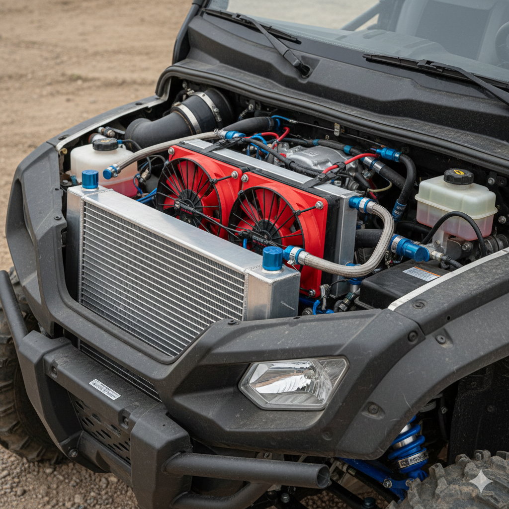 Desert-specific Honda Pioneer mods for enhanced engine cooling