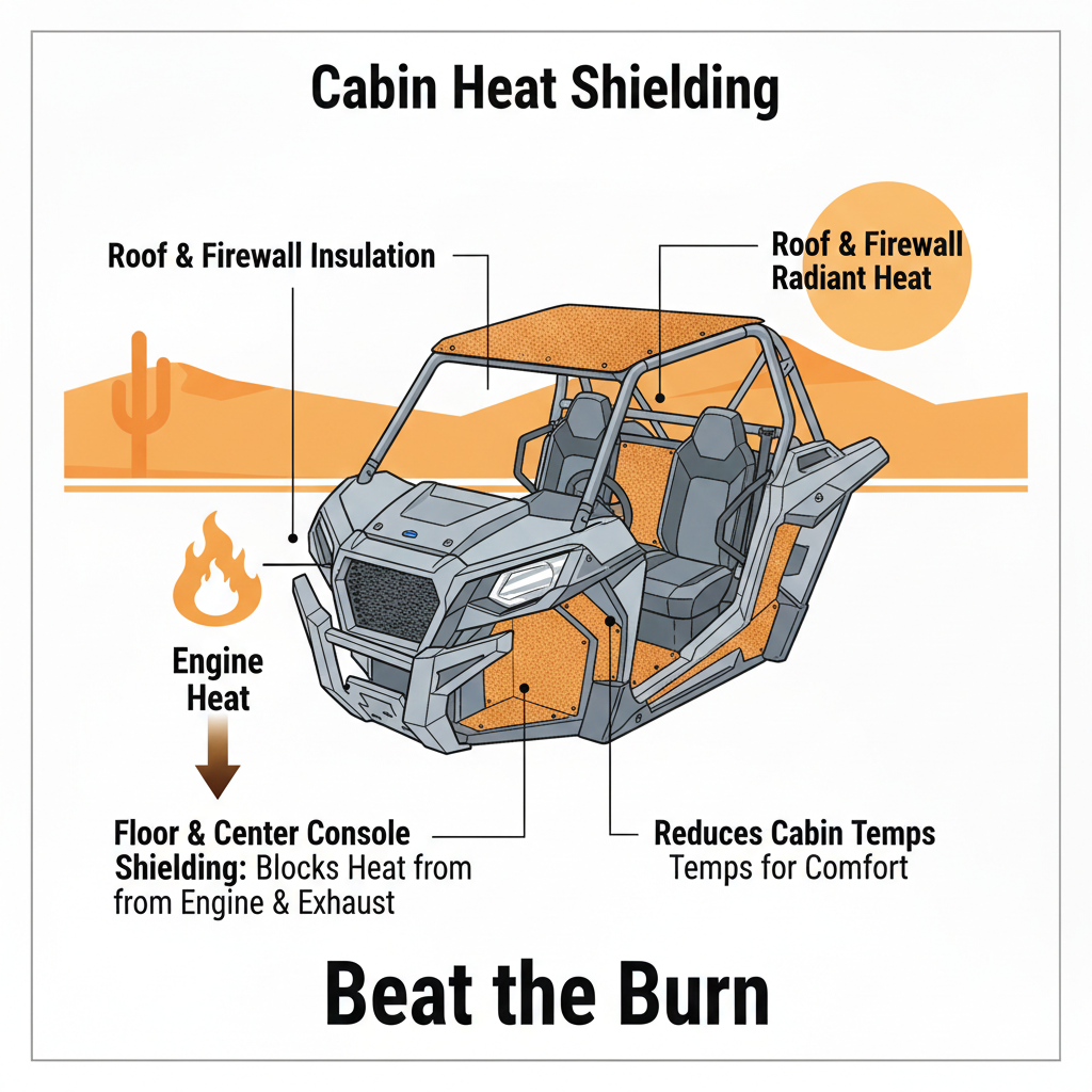 title: Beat the Burn: Essential UTV Cooling for Southern Summer Heat

Meta Description: Beat the heat and prevent UTV overheating in the Southern summer. Learn about essential cooling system upgrades, from high-performance radiators and coolant additives to oil coolers and crucial heat shielding for engine and cabin.