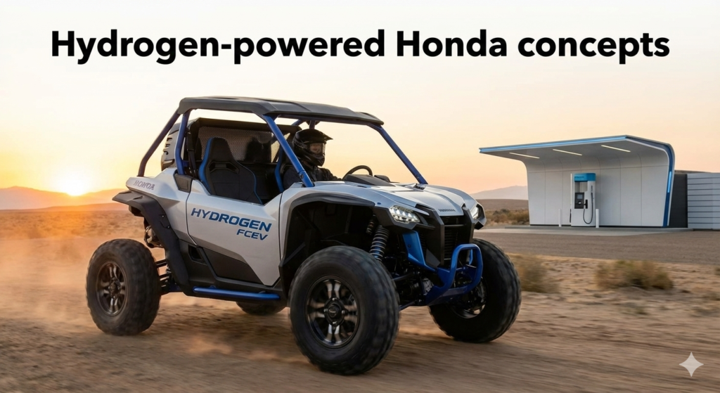 Hydrogen-powered Honda concepts