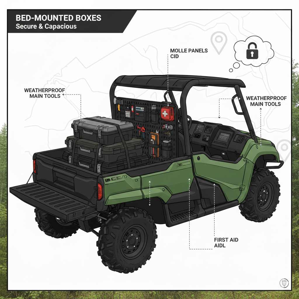 title: Trail-Ready and Tidy: Mastering Honda Pioneer Tool Organization Solutions Meta Description: Master tool organization in your Honda Pioneer UTV with solutions like under-seat storage, bed-mounted boxes, and MOLLE panels. Keep your trail tools secure, dry, and instantly accessible for any off-road repair. 
