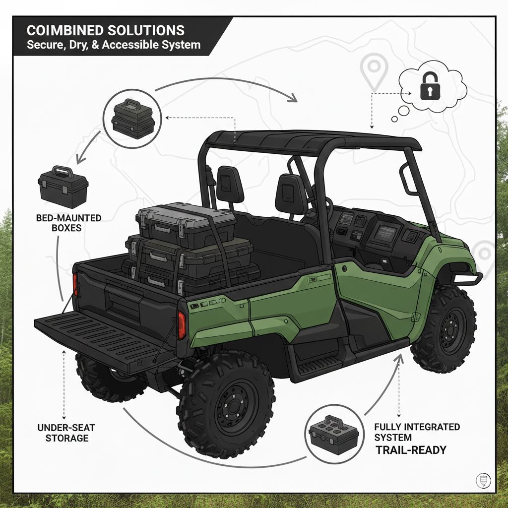 title: Trail-Ready and Tidy: Mastering Honda Pioneer Tool Organization Solutions Meta Description: Master tool organization in your Honda Pioneer UTV with solutions like under-seat storage, bed-mounted boxes, and MOLLE panels. Keep your trail tools secure, dry, and instantly accessible for any off-road repair.