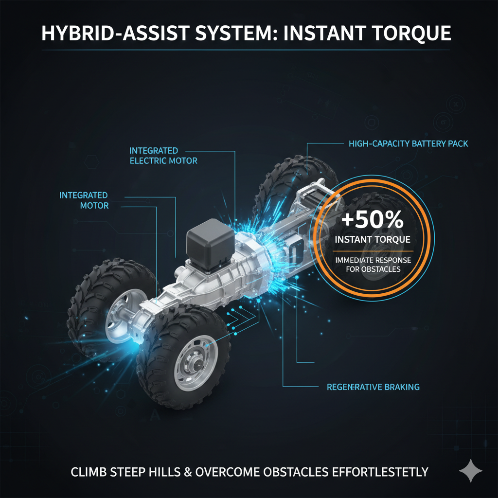 title: The Power Surge: Unpacking 2025 ATV Torque Boost Technology Meta Description: Explore the cutting-edge 2025 ATV torque boost technology, from factory turbochargers and advanced CVT tuning to the game-changing instant torque of hybrid-assist systems, and how they redefine off-road power delivery.