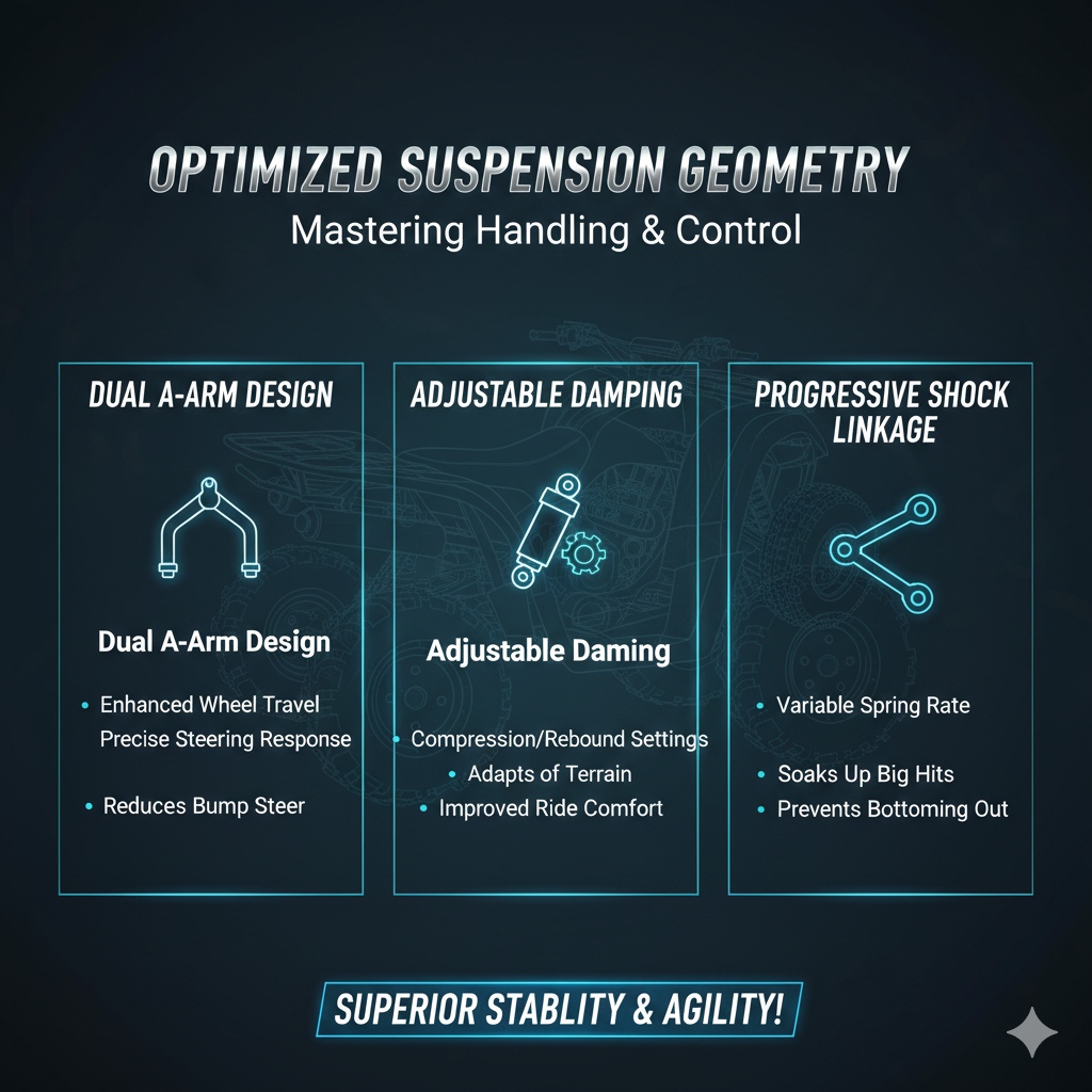 title: The Featherweight Fury: Decoding Lightweight Sport ATV Design
meta description: Discover how advanced materials, superior power-to-weight ratios, and optimized suspension geometry are driving the future of lightweight sport ATV design for ultimate performance.