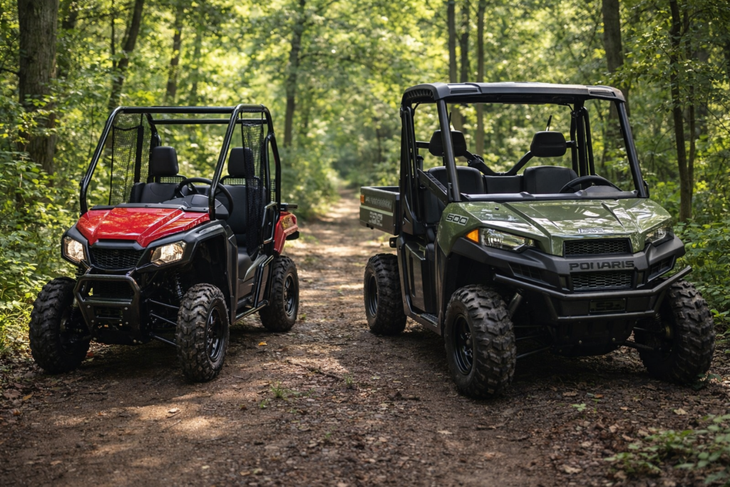 Title: Honda Pioneer 500 vs Polaris Ranger 500: The Ultimate Size Comparison Meta Description: Choosing between the **Honda Pioneer 500 vs Polaris Ranger 500 size comparison**? We break down the critical dimensions, from the Pioneer's 50-inch trail-legal width to the Ranger's wider stance and longer chassis, to help you pick the perfect fit for your property and trails.