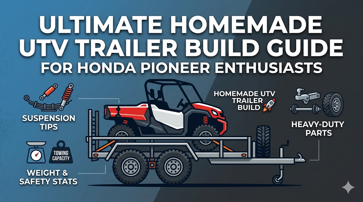 Ultimate Homemade UTV Trailer Build Guide for Honda Pioneer Enthusiasts ...
