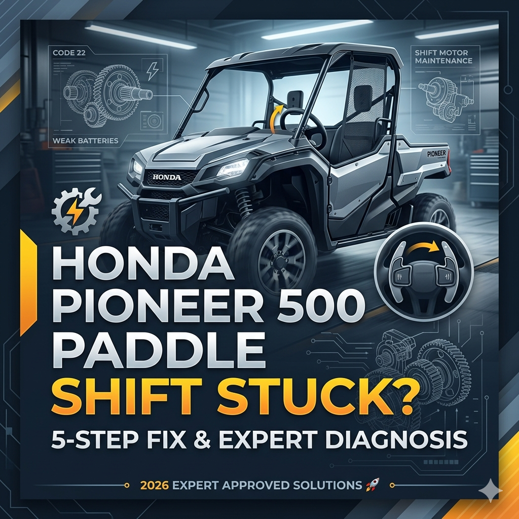 Honda Pioneer 500 Paddle Shift Stuck? 5-Step Fix & Expert Diagnosis