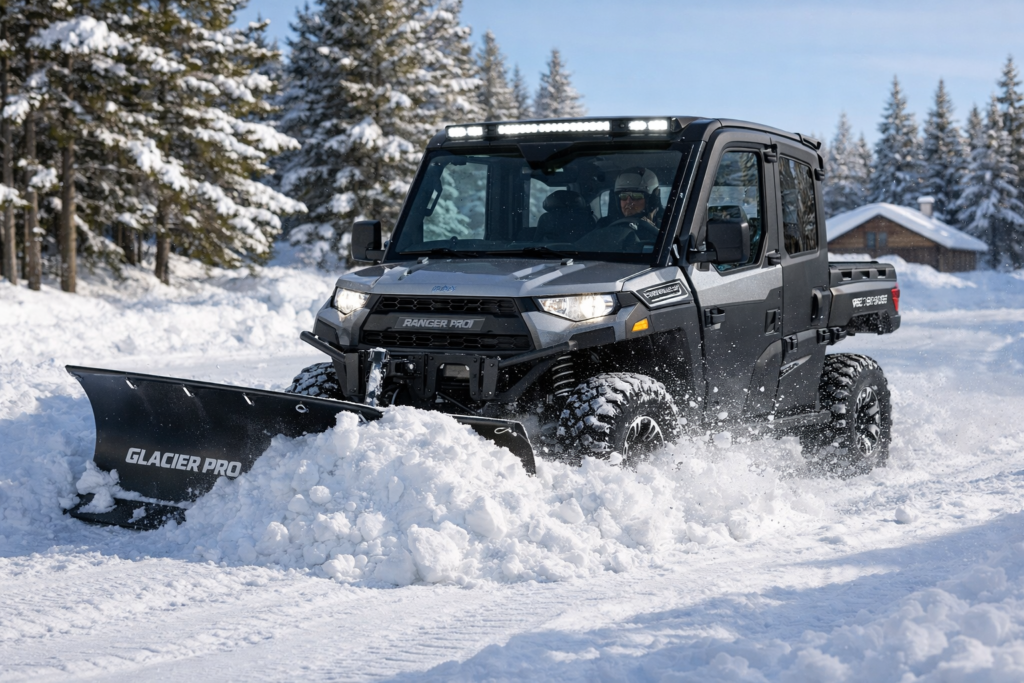 Conquer Winter: The Best UTVs, ATVs, and Polaris Rangers for Snow Removal ❄️