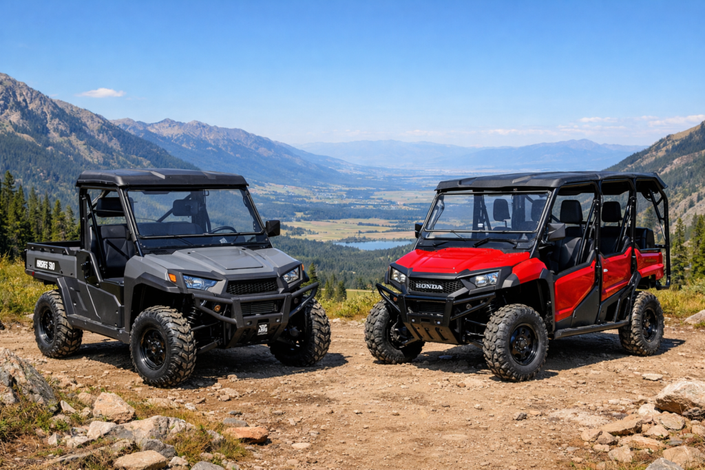 hisun utv vs honda pioneer