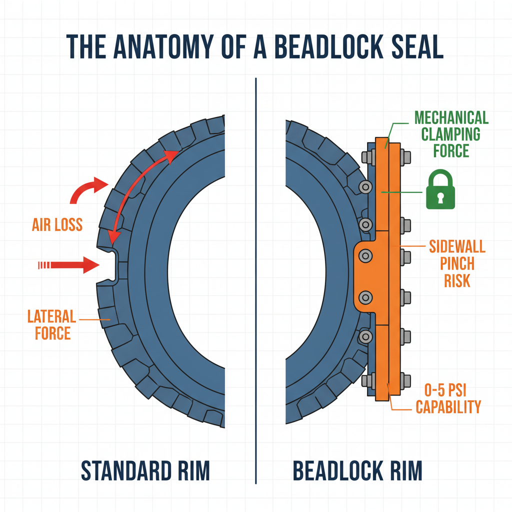  running flat tires on beadlocks