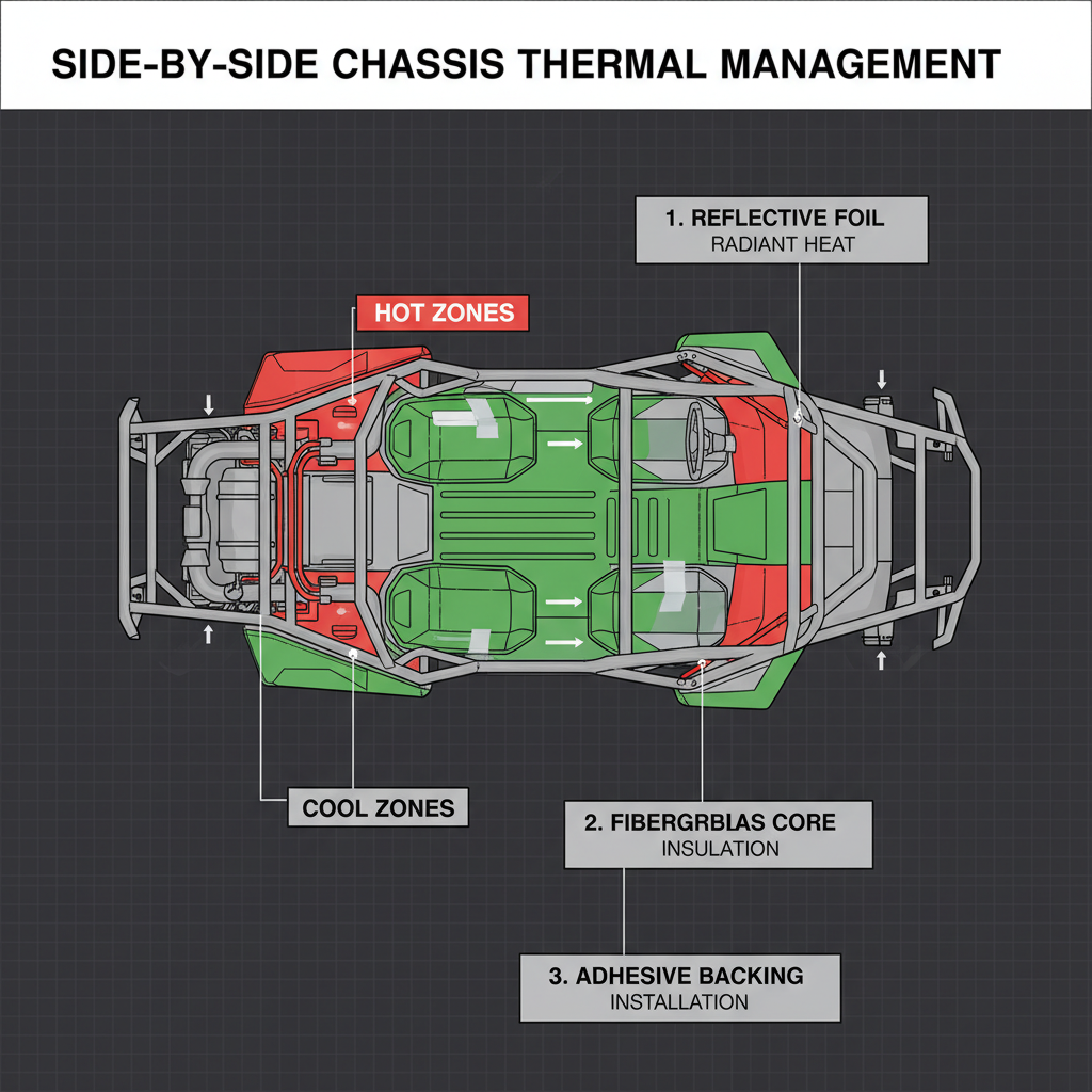  heat shielding under seat rzr