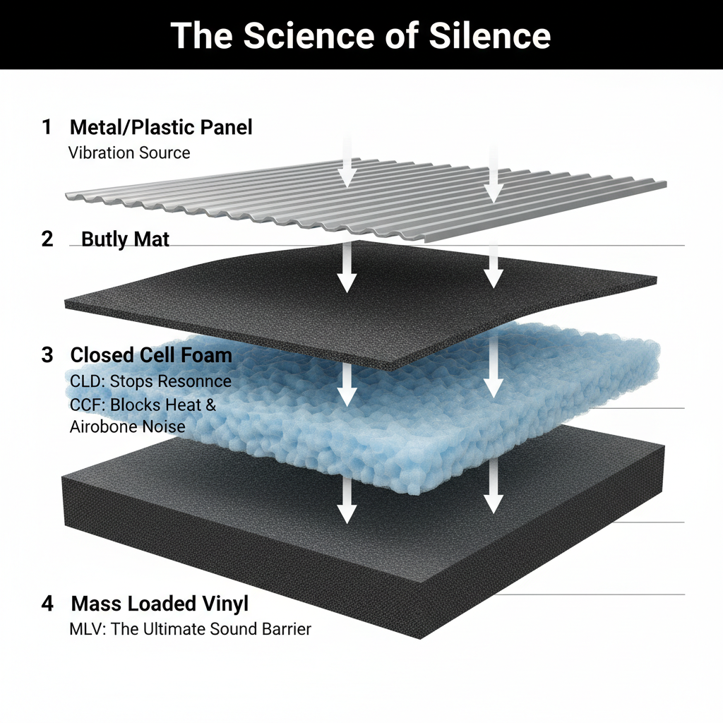  sound deadening utv cabin diy