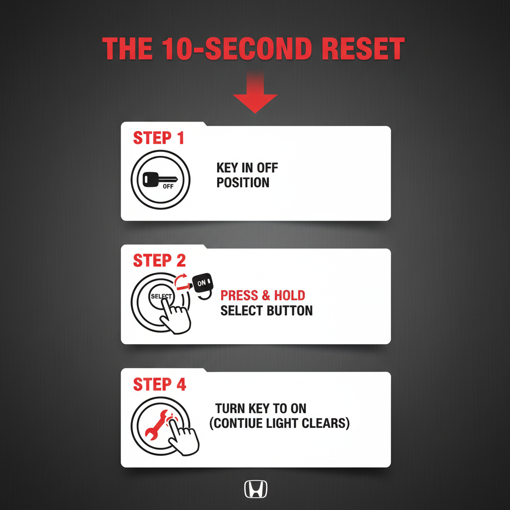  how to reset maintenance light honda pioneer