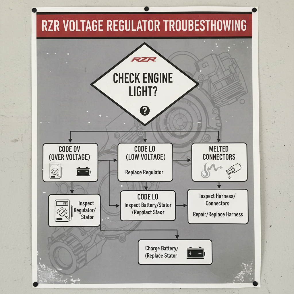  rzr 1000 voltage regulator symptoms