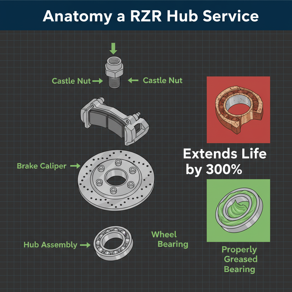  how to grease wheel bearings rzr 1000