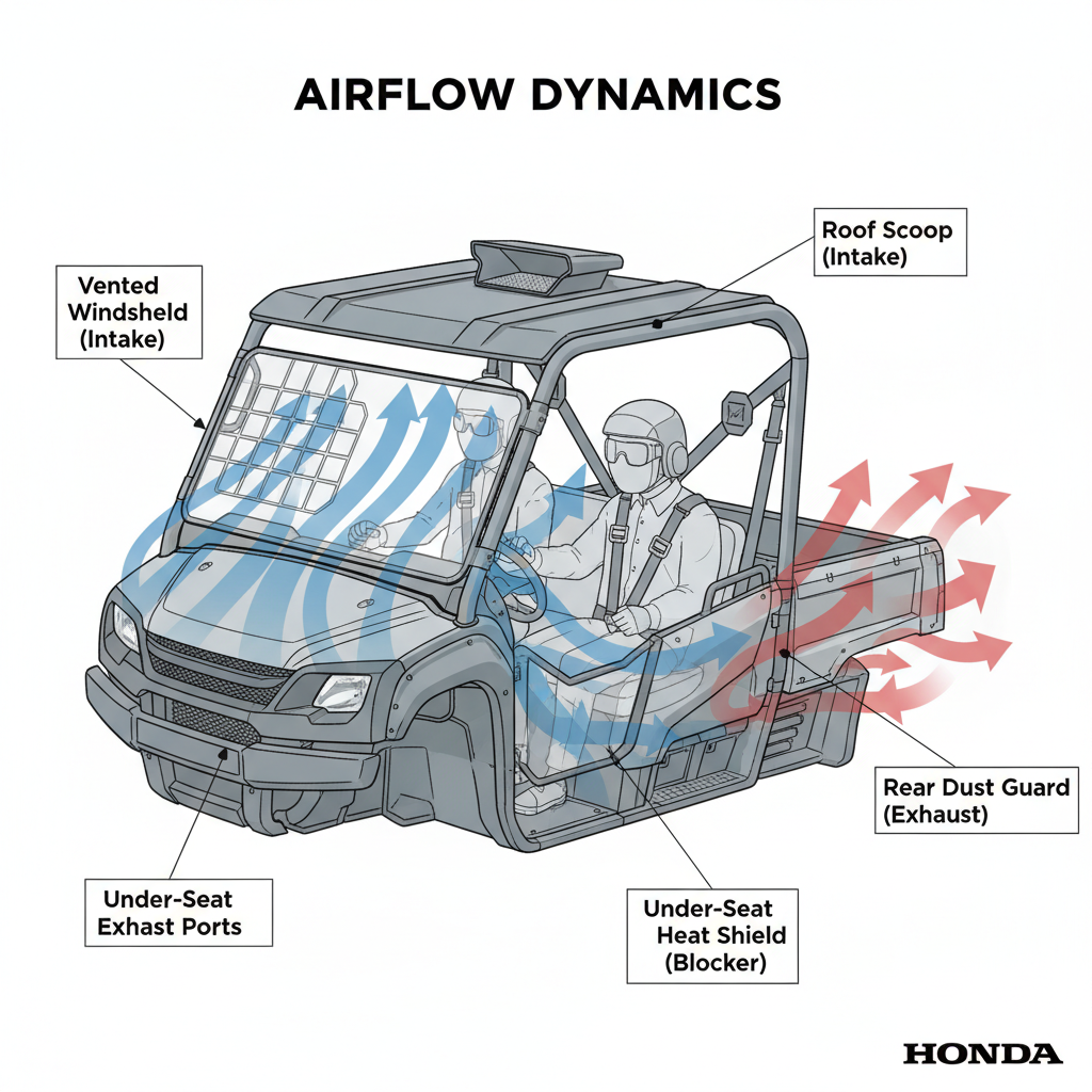 summer venting for full cab utv