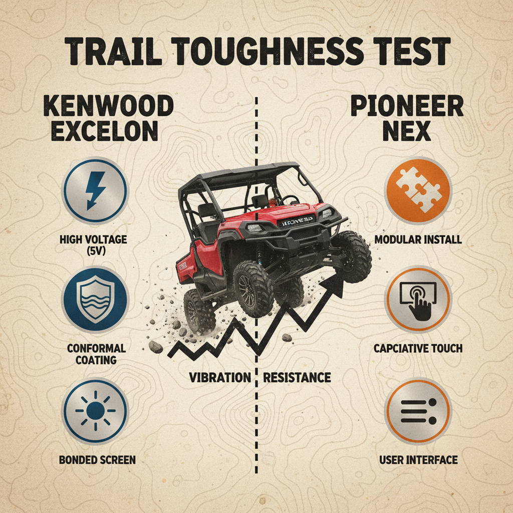  kenwood excelon vs pioneer nex for off road