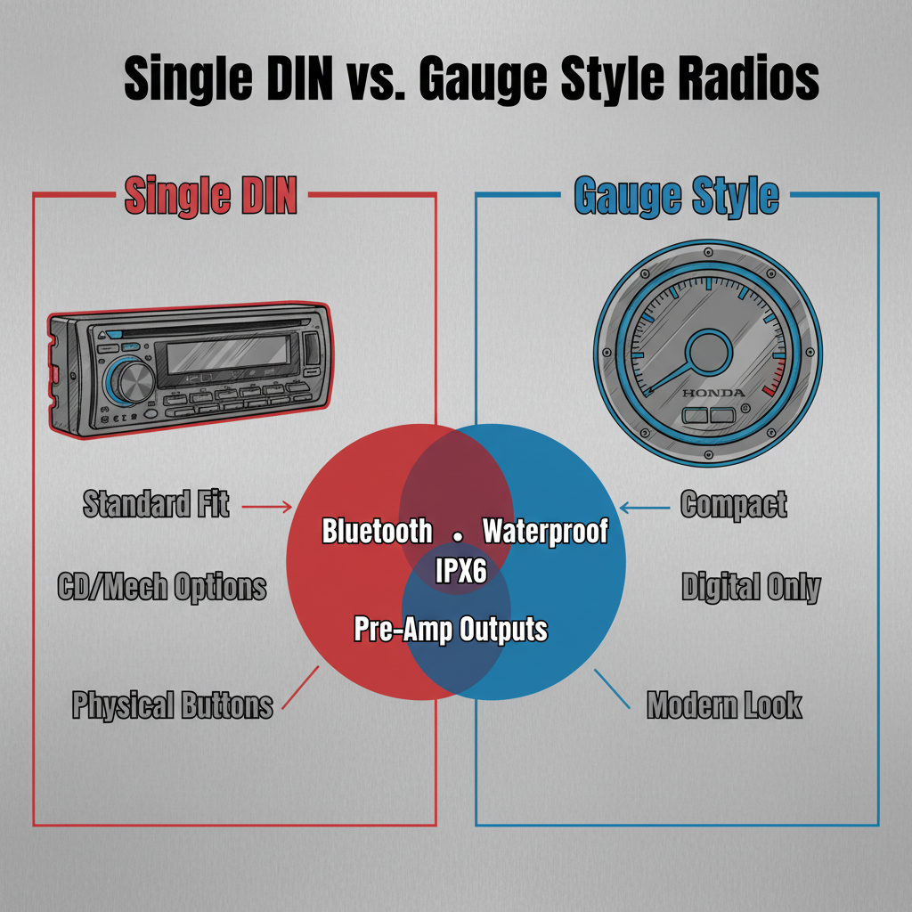  best single din marine radio for utv