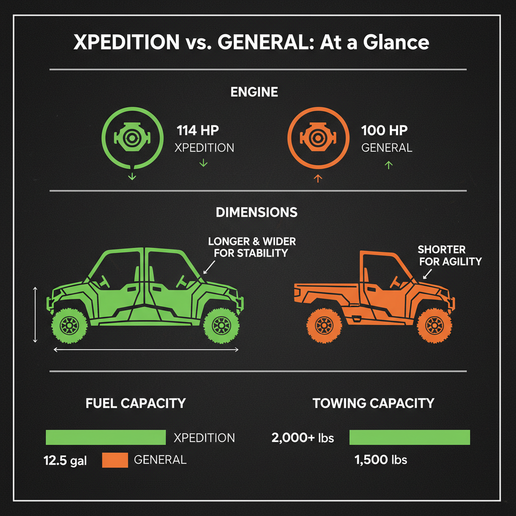  polaris xpedition vs general