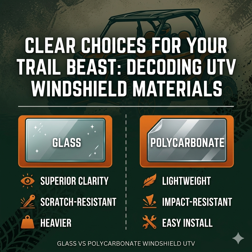 Clear Choices for Your Trail Beast: Decoding UTV Windshield Materials
