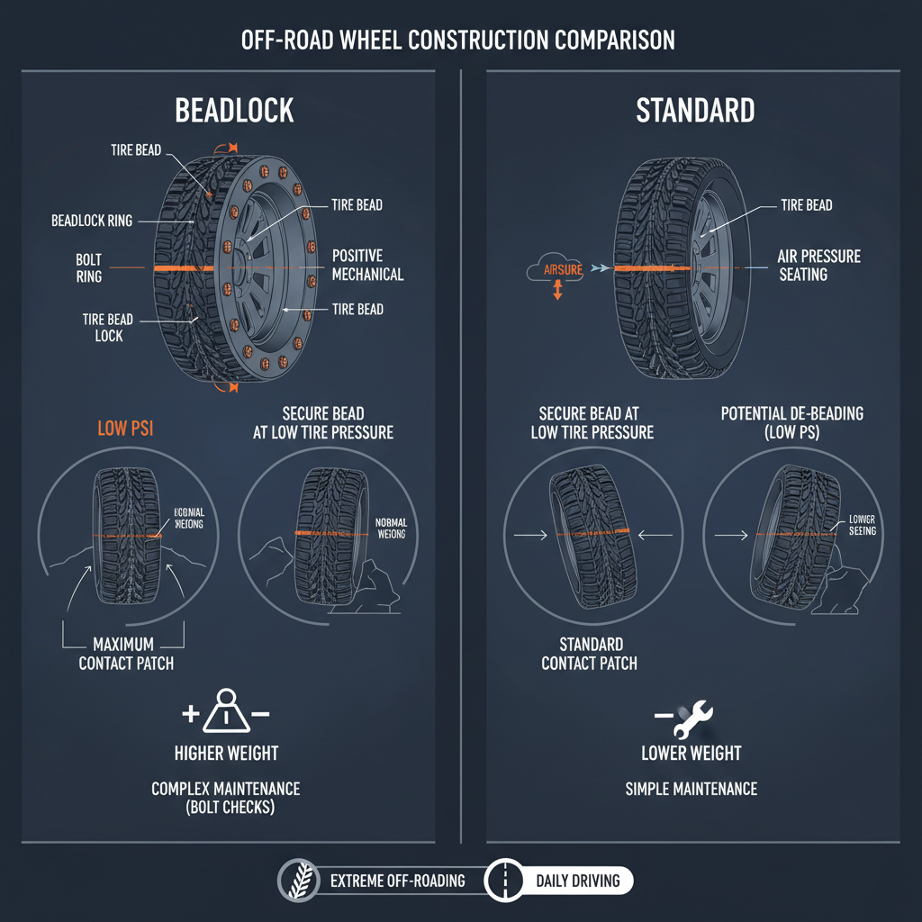  beadlock wheels vs standard for rock crawling