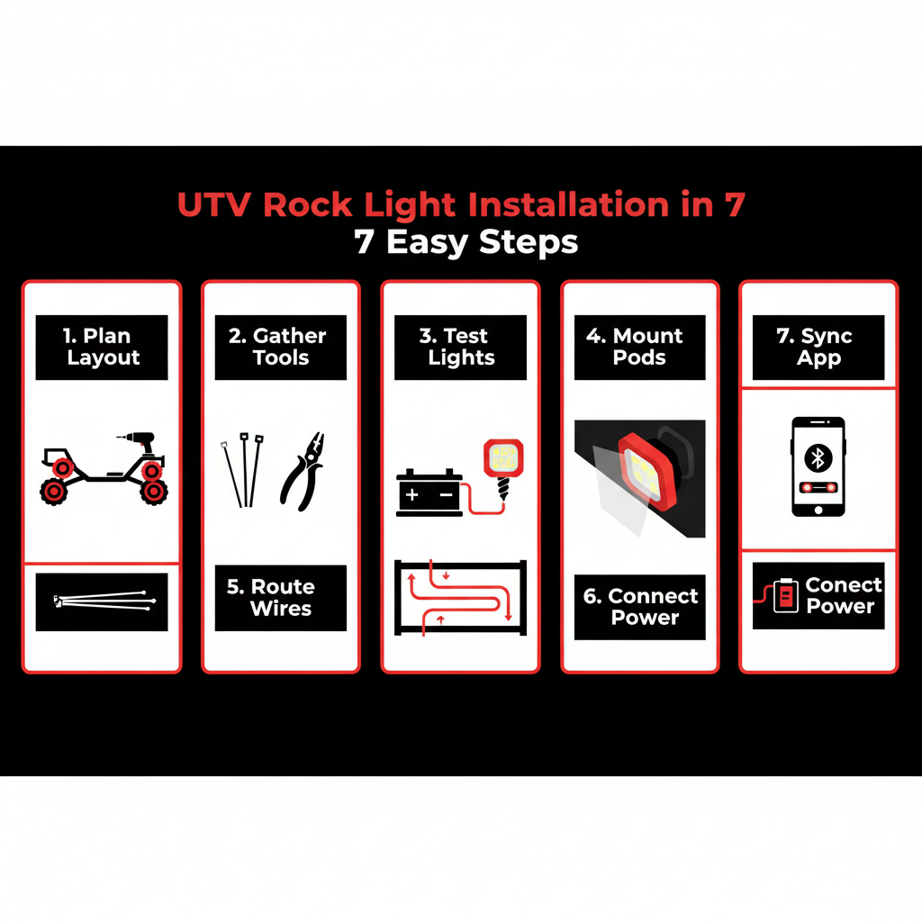  rock lights installation guide utv
