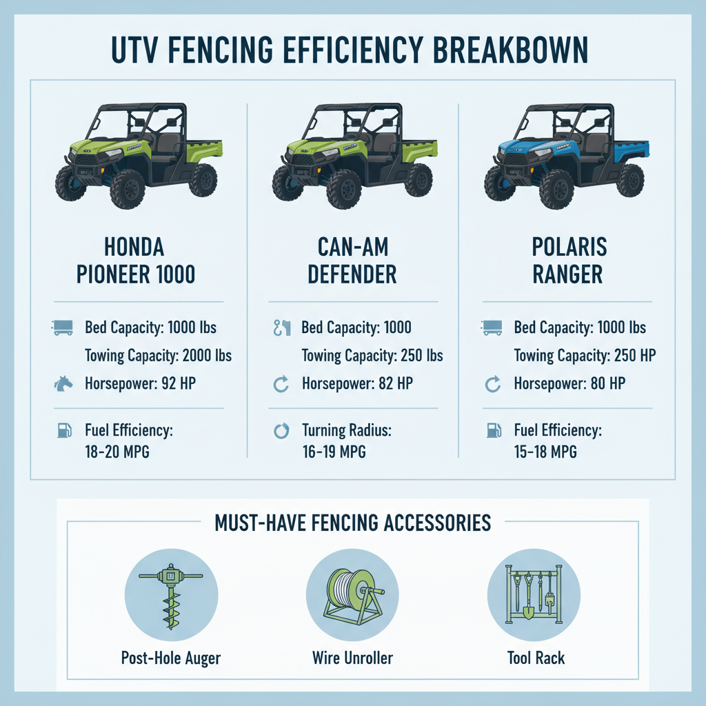  best utv for fence building