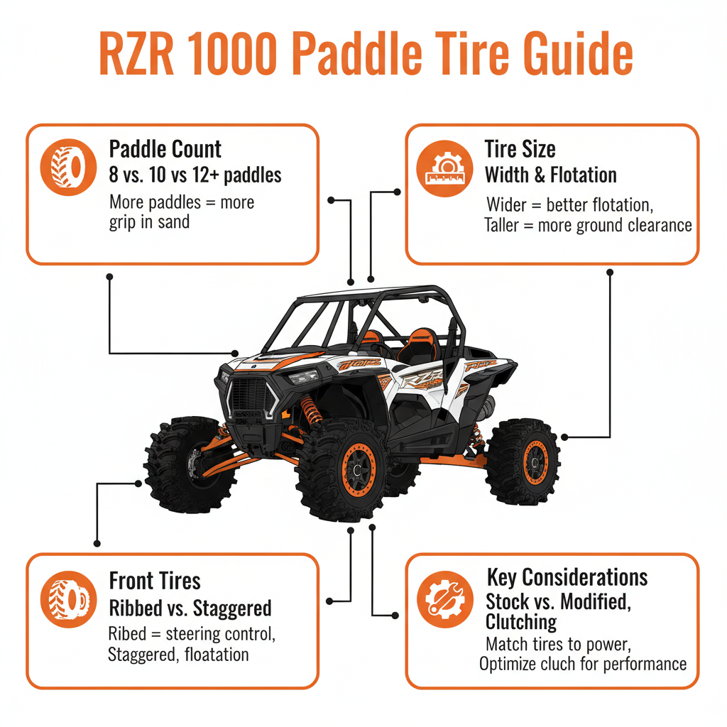  paddle tires for stock rzr 1000