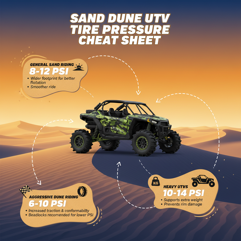 what psi for sand dunes utv