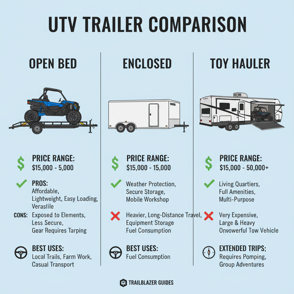  utv trailer for camping gear