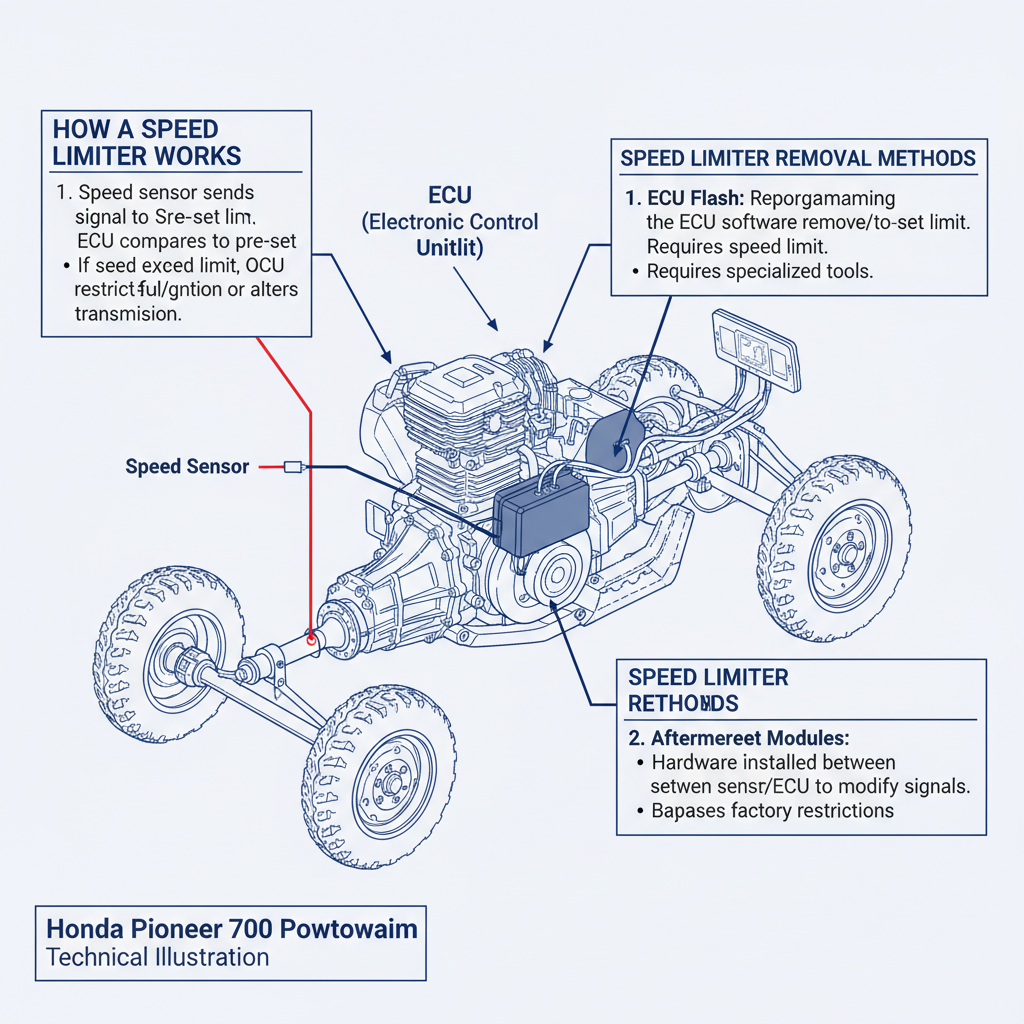  honda pioneer 700 top speed limiter removal