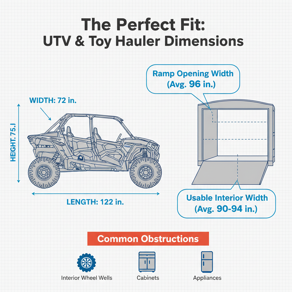  rzr turbo s width for toy hauler
