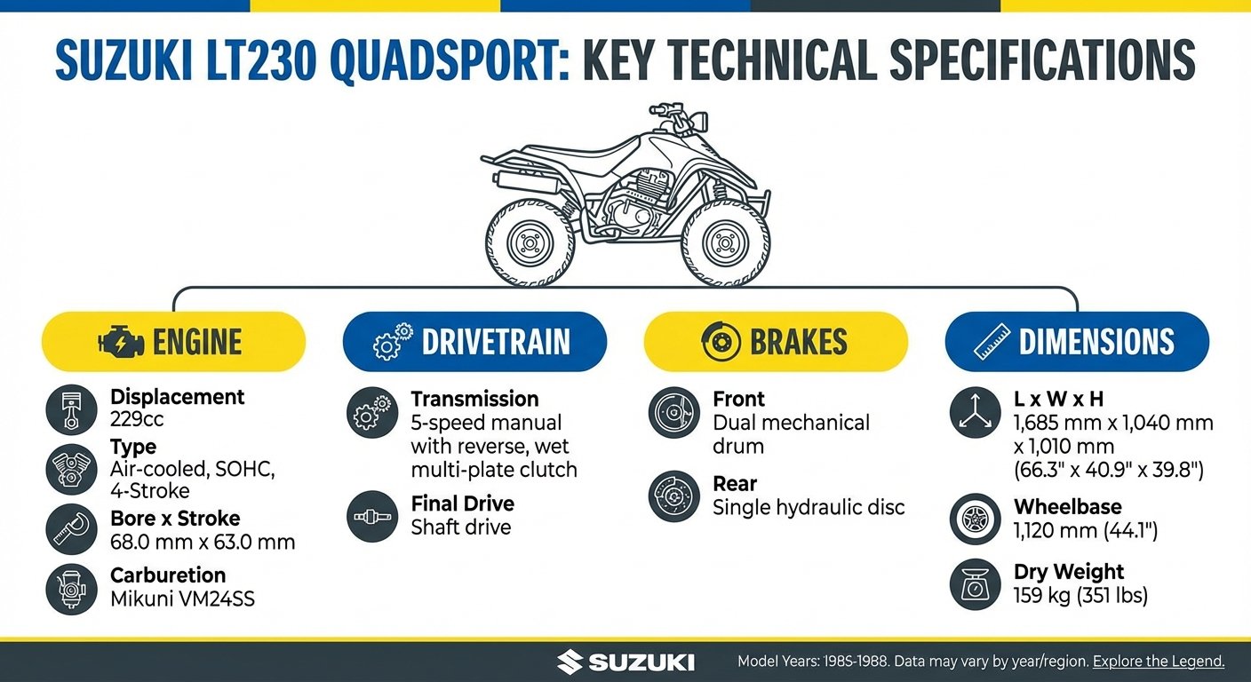  suzuki lt230 quadsport specs