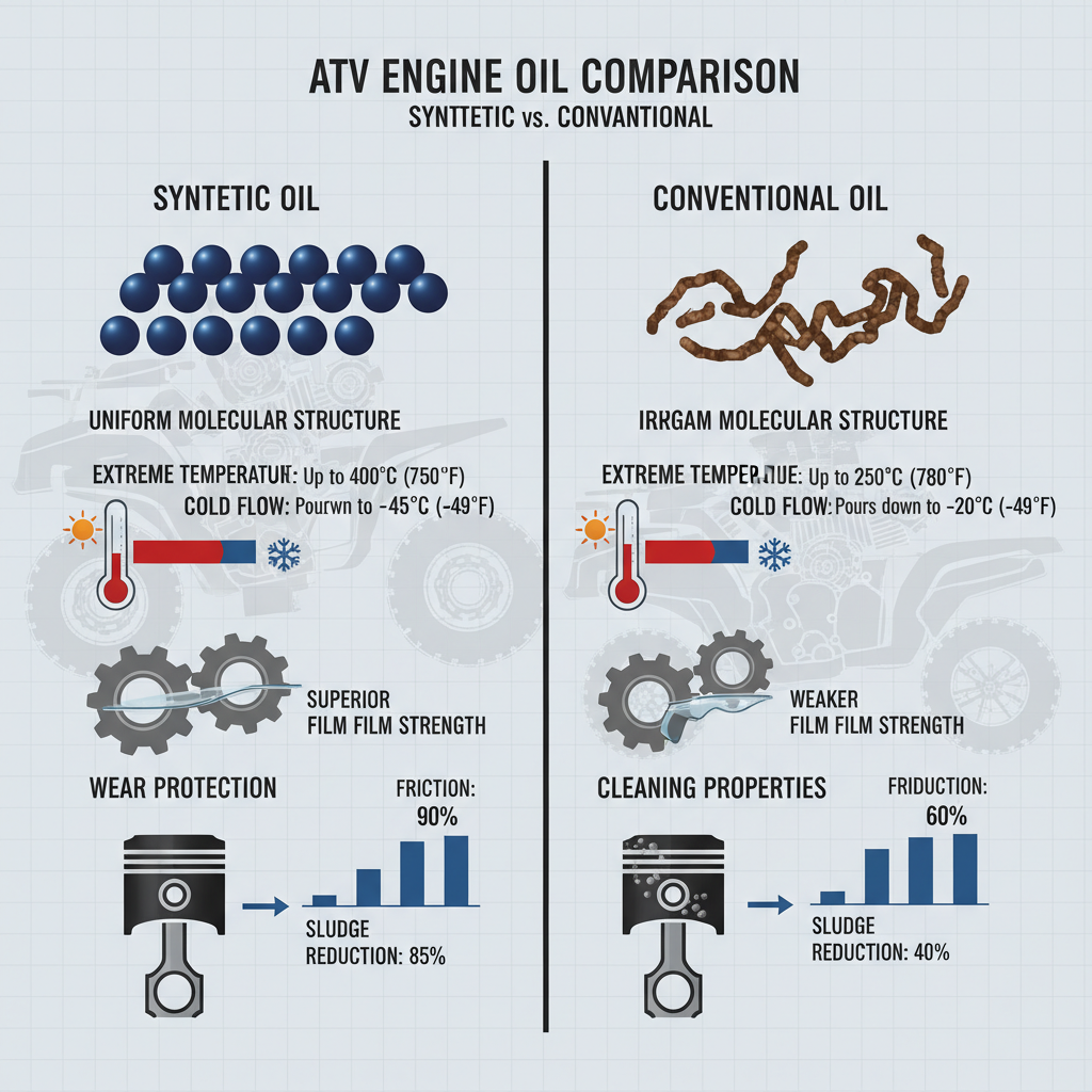  synthetic vs conventional oil for old atv