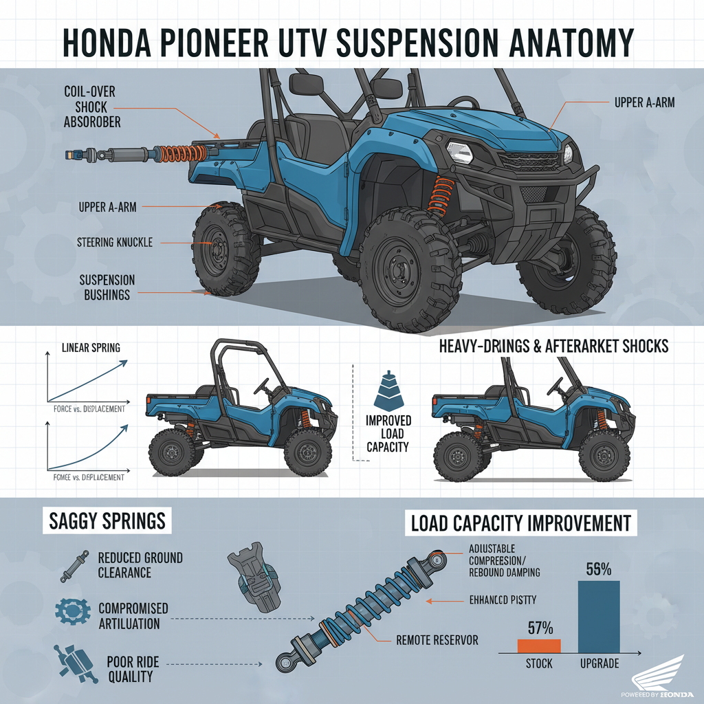  fixing saggy springs honda pioneer