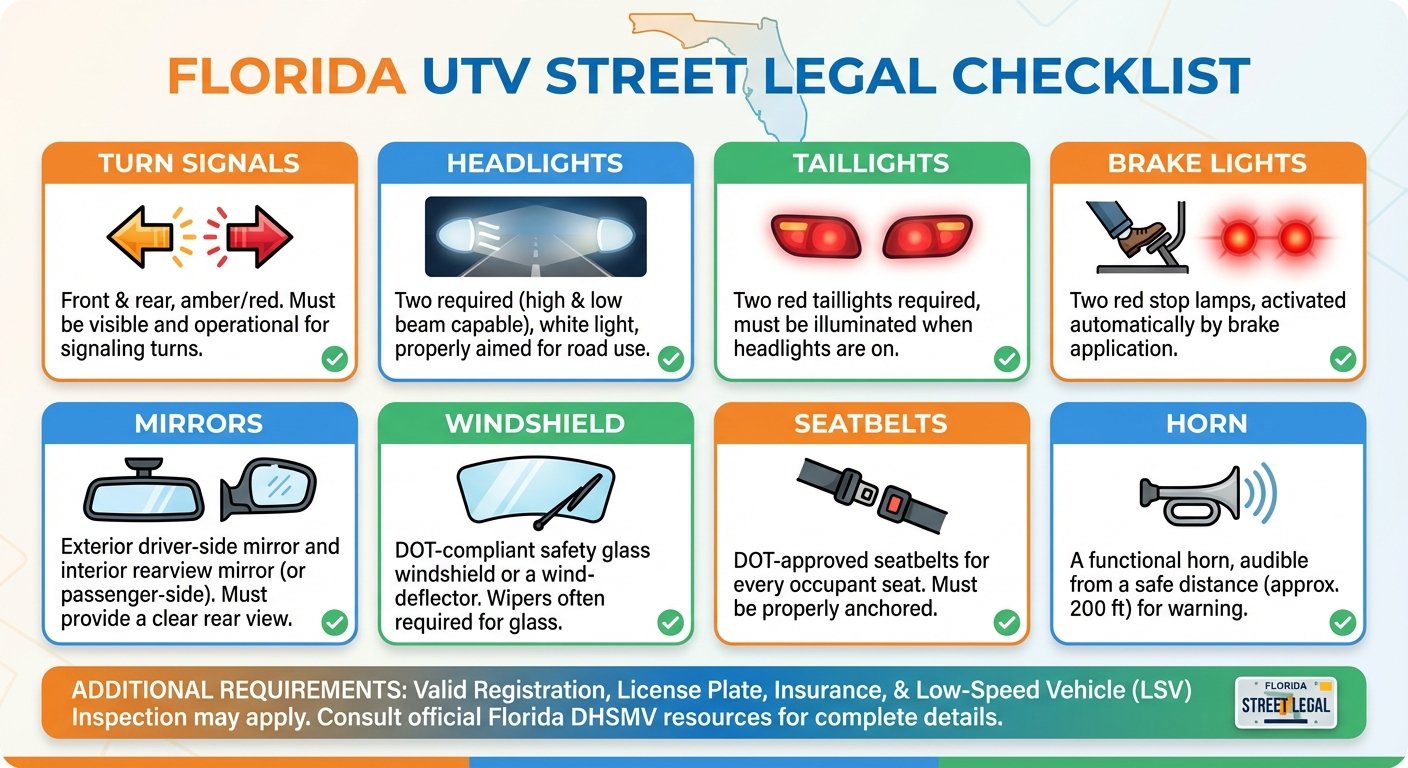  utv turn signal kit requirements florida