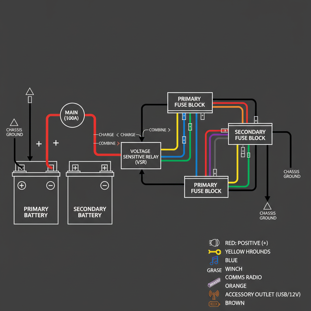  how to install secondary battery utv