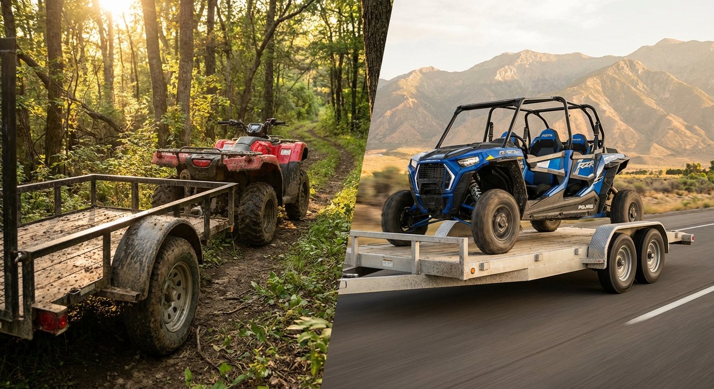 Single Axle vs Tandem Trailer for Side by Side - Pioneer Honda Lovers