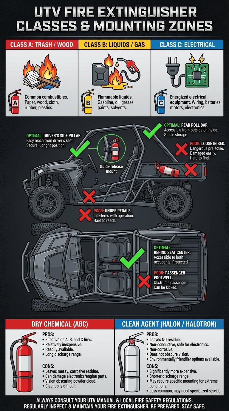 best fire extinguisher for utv roll bar