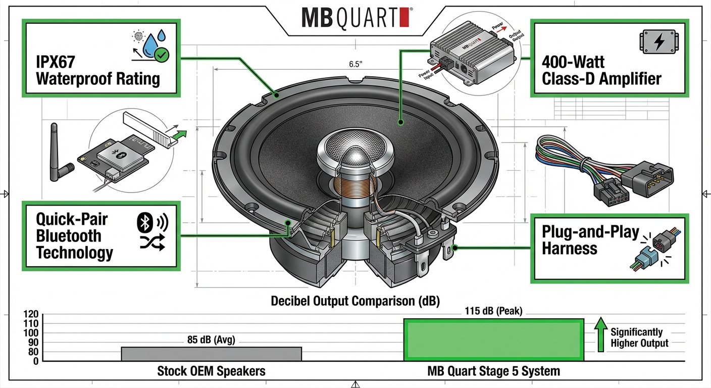  mb quart utv speakers review