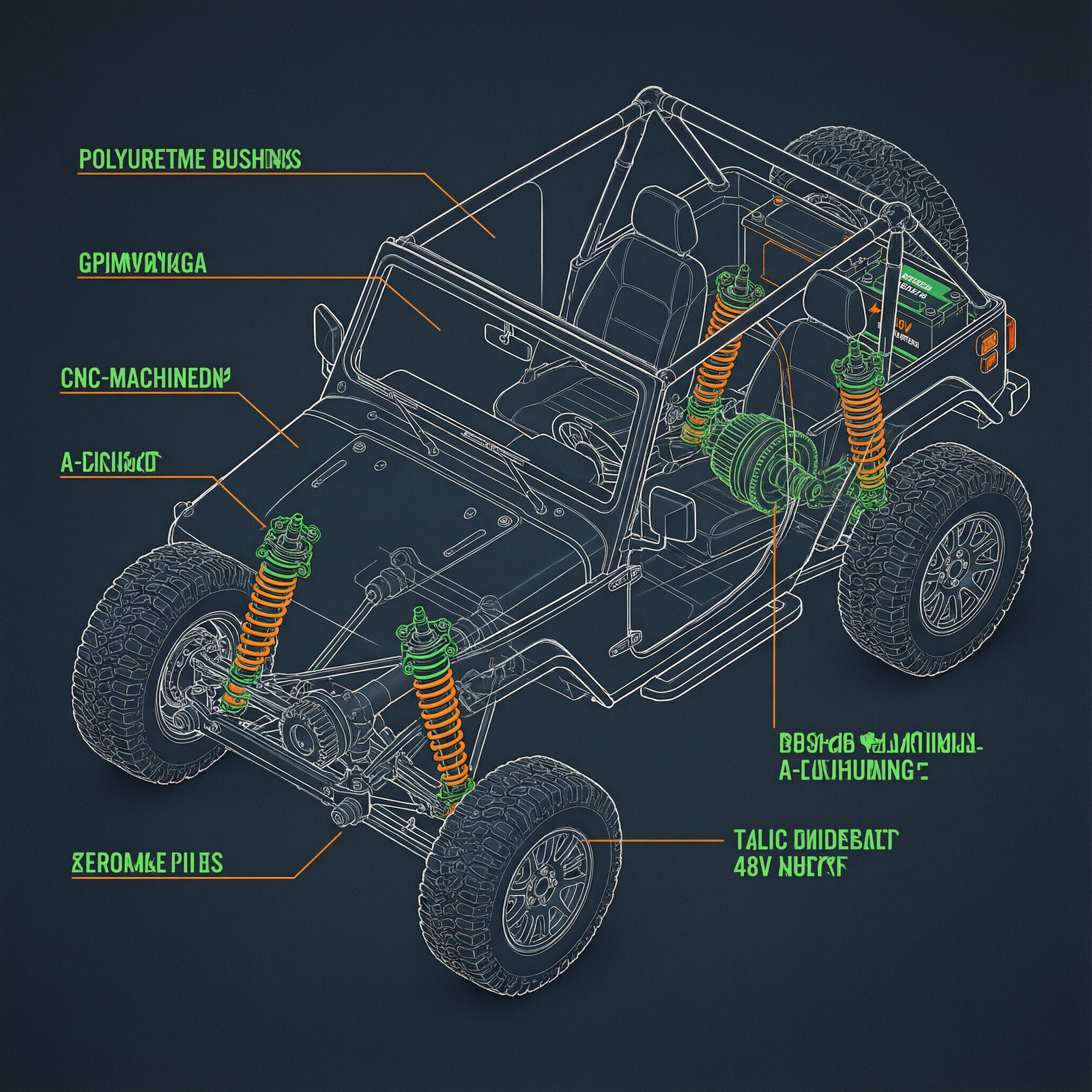 off-road mini jeep modifications under budget