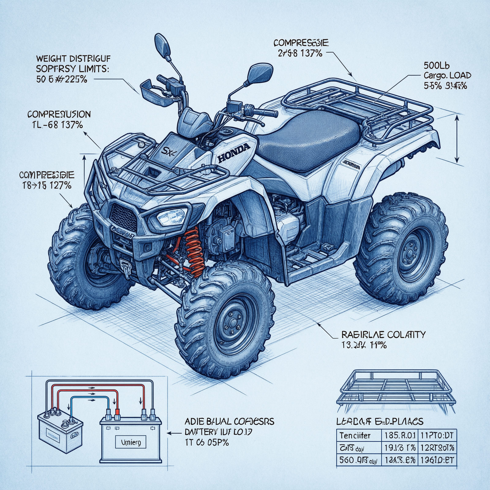 off-road camping setup with honda sxs