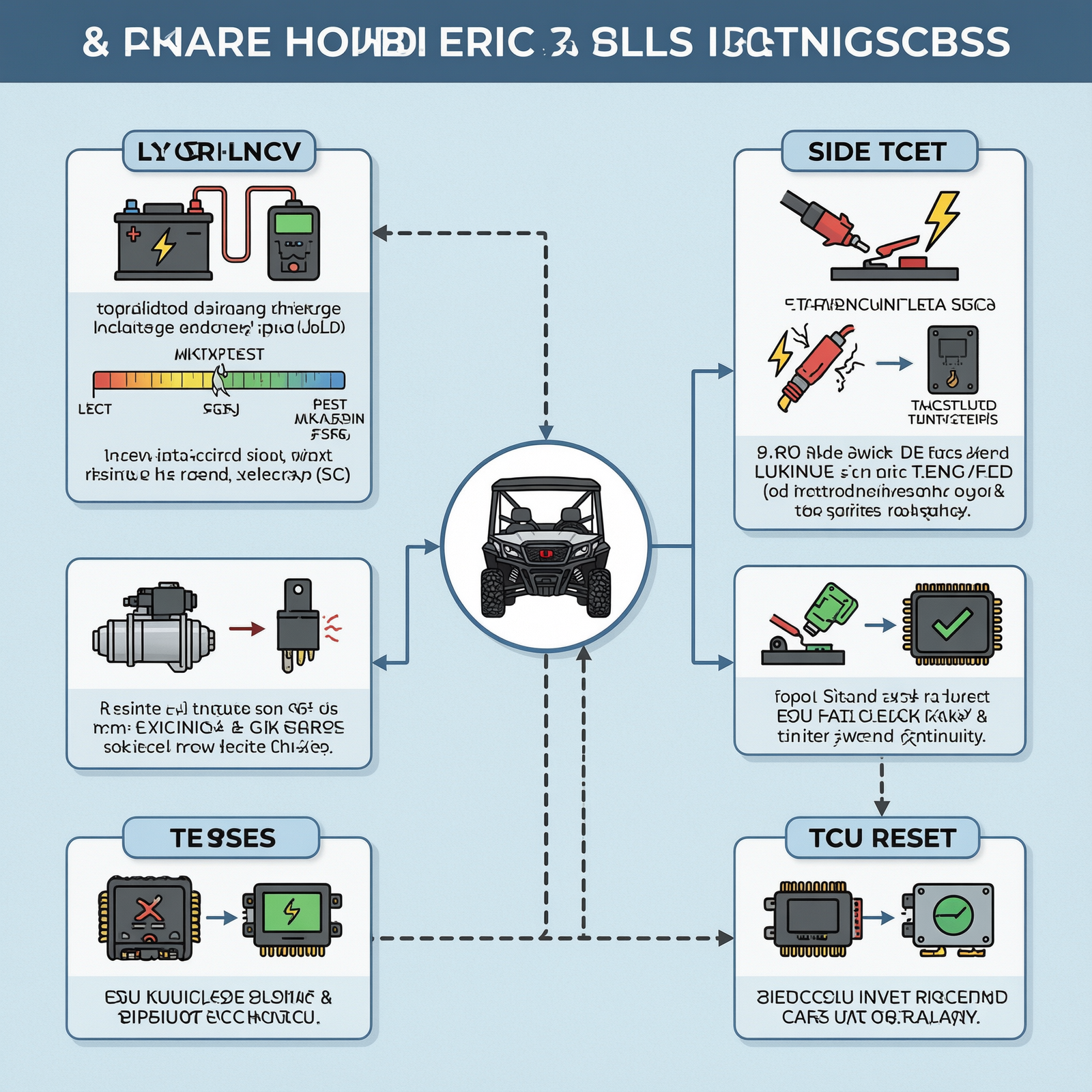 troubleshooting starting issues in honda utv models